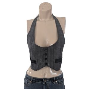 Stylish Gray Halter Neck Camisole